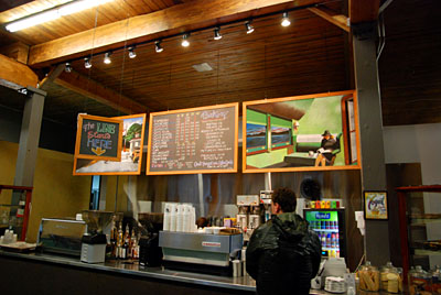 Uptown Espresso, Ecke Westlake und Repblican, Seattle, August 2008 (Foto: Lucas Jacomet)