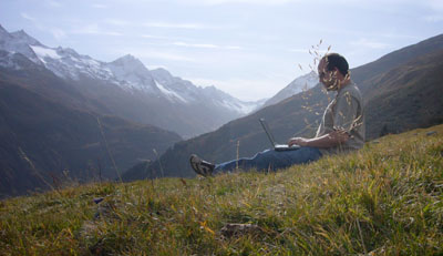 Arbeiten auf der Alp Tgom (Sedrun, Oktober 2008) Arbeiten auf der Alp Tgom (Sedrun, Oktober 2008)