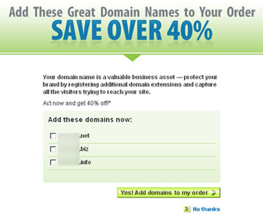 Nepp beim Registrieren von Domainnamen (Dezember 2008)