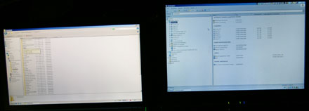 Die Monitore: Sony Vaio Z11MN vs. Sony Vai SZ1XP (Dezember 2008)