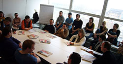 Auch ein Besuch bei der Redaktionssitzung der Solothurner Zeitung - samt Gespräch mit den RedaktorInnen - stand immer auf dem Programm