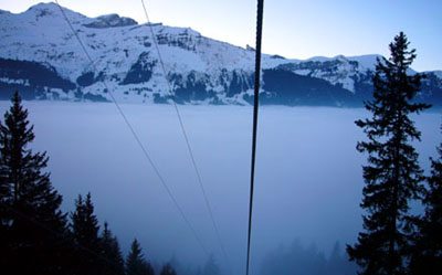 Nebelmeer in verschiedenen Variationen am 30. Januar 2009 Nebelmeer in verschiedenen Variationen am 30. Januar 2009