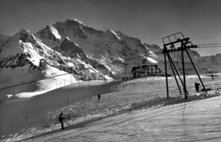 Skilift Männlichen, ca. 1965