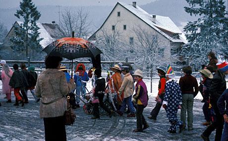 Itinger Kindergarten- und Schulfasnacht (März 1979) - Klicken für mehr Fotos