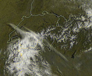 Sat-Bild vom Samstag, 30. Mai 2009, 11 Uhr