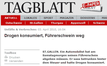 Ist der Führer ein Schwein? tagblatt.ch, 3.4.2010