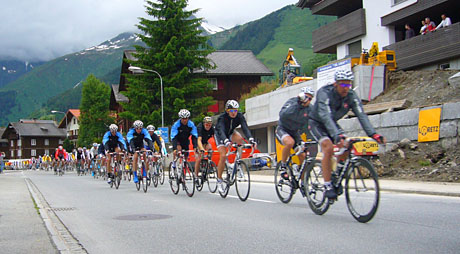 Tour de Suisse in Sedrun, 17. Juni 2010