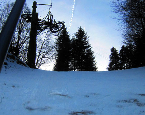 Skifahren im Vallée de Joux, Januar 2012