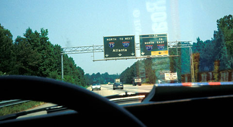 Auf den Interstates von Georgia, Juni 1993